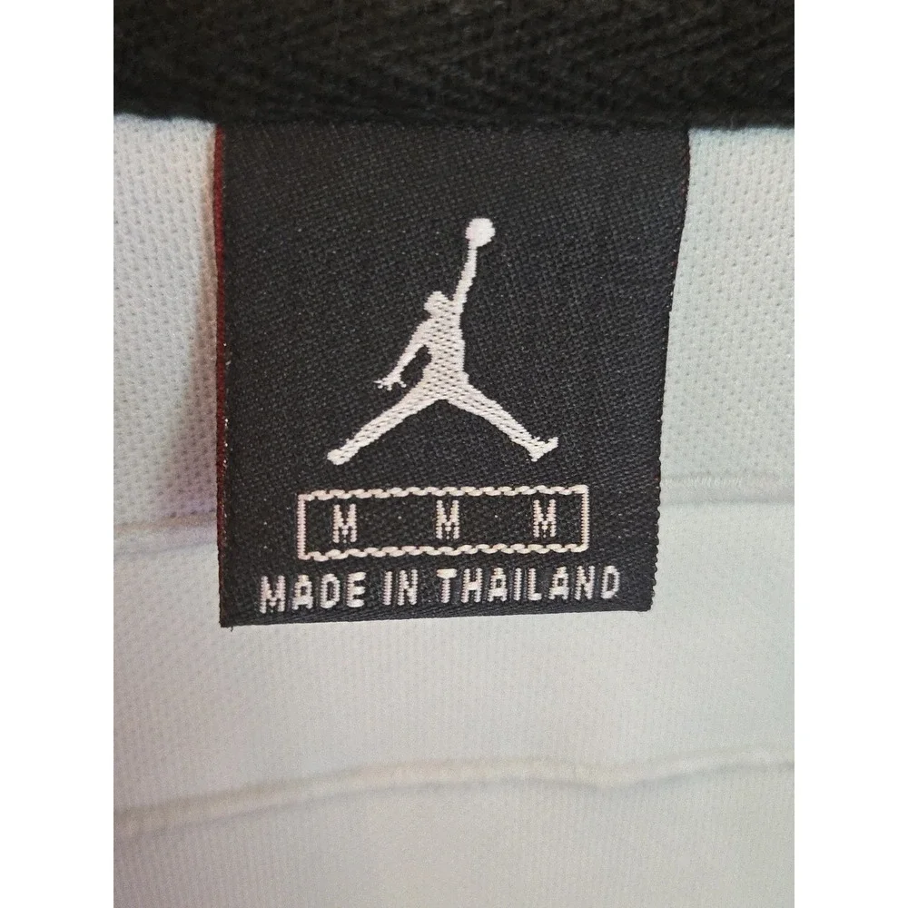 Nike Michael Jordan Retro White And Black Pullover 1/4 Zip‎ Size M/L